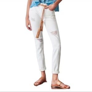 Anthropologie Pilcro, white jeans